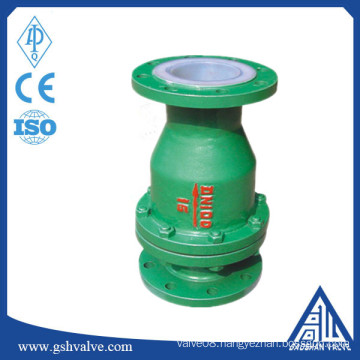 WCB ptfe lined swing check valve